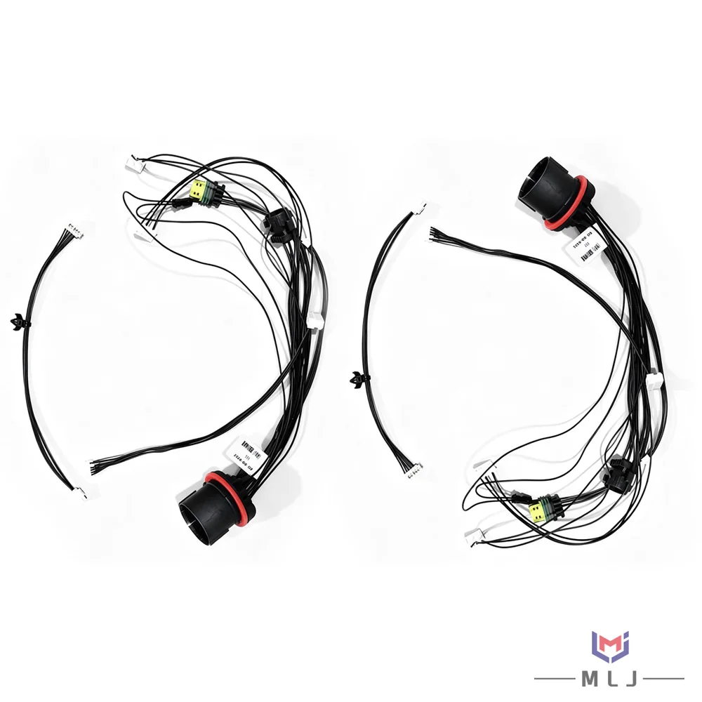 High Spec 16 Pins For Land Rover Discovery Freelander 2015-2018 DRL Assembly Xenon Headlight Wire Internal Light Wiring Harness