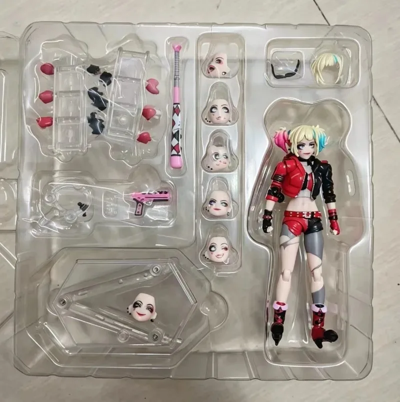 Task Force X Amazing Yamaguchi Revoltech Harley Quinn Suicide Squad From Another World KO Action Figure Model Collectible Toy view 6