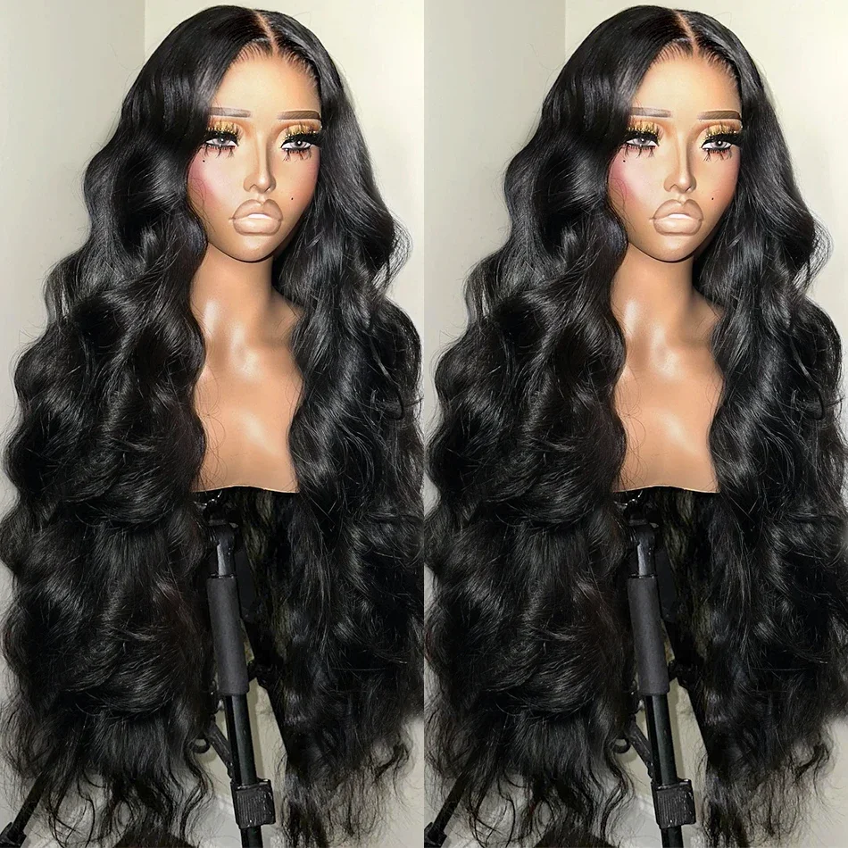 

180% Density Transparent Body Wave 13x6 Lace Front Human Hair Wig Brazilian Remy 13x4 Frontal Wigs For Black Women 30 32 Inch