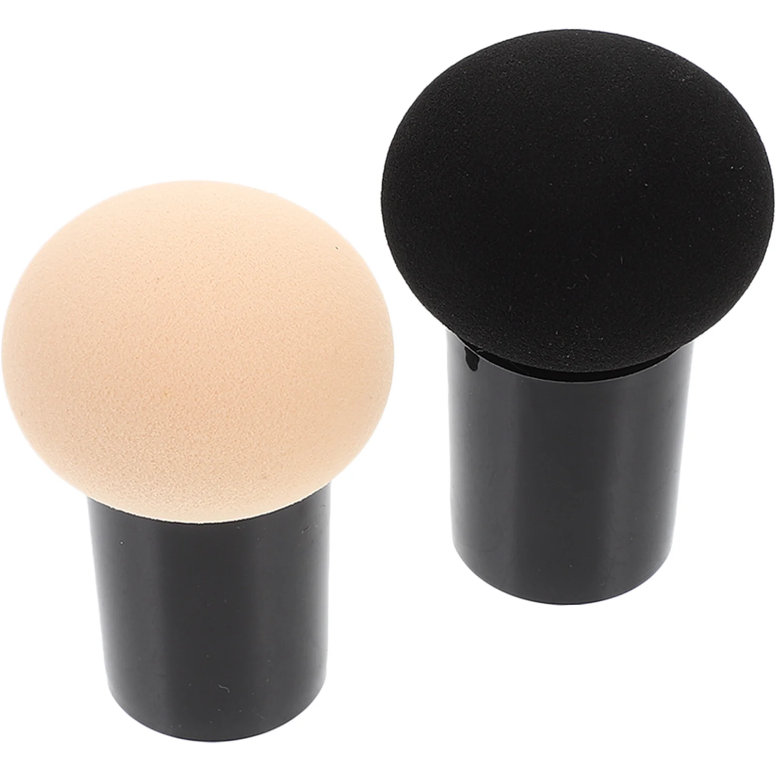 2 szt. Wygodne gąbeczki do makijażu, do podkładu, kremu, różu, pudru sypkiego, do codziennego użytku, małe rozmiary.