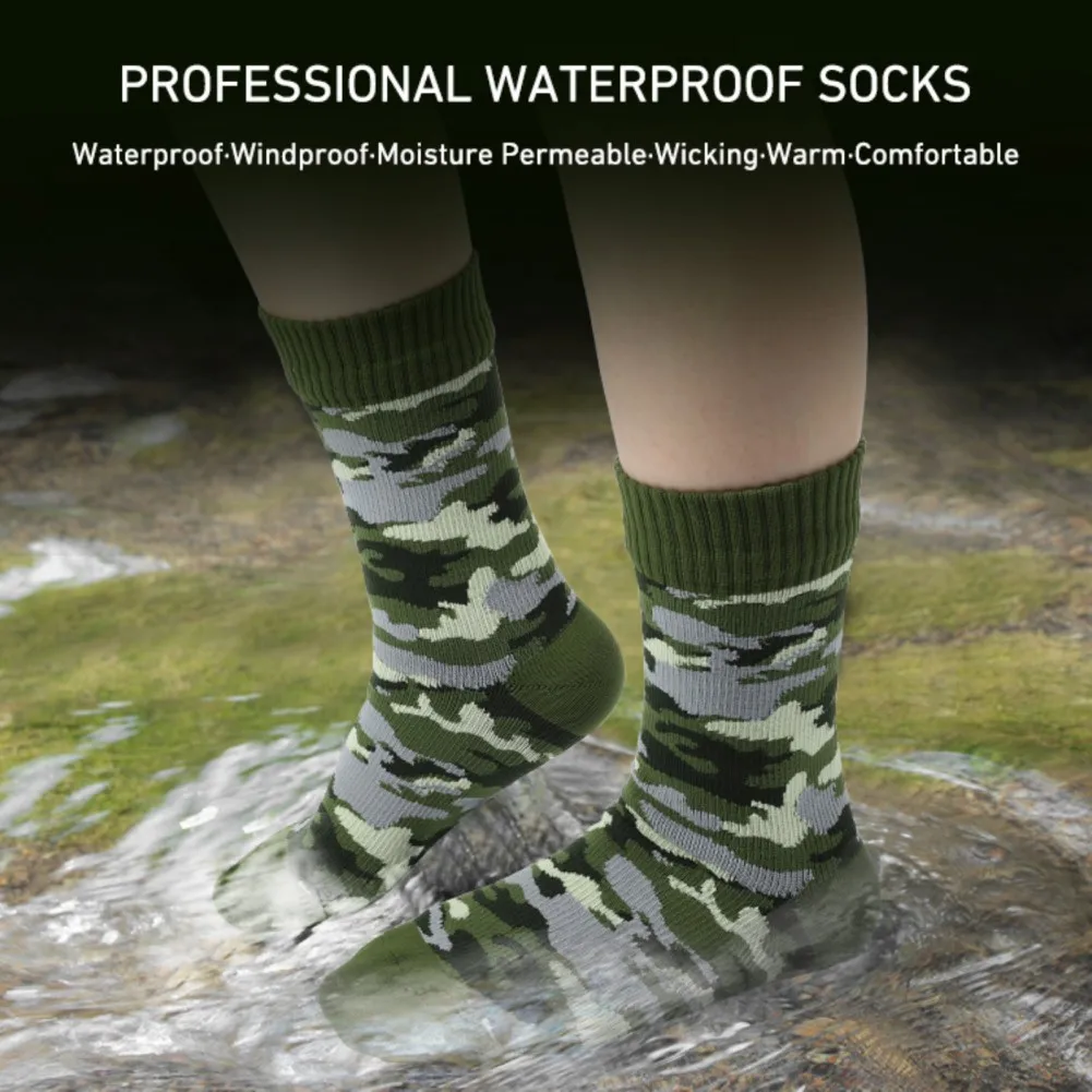 Waterproof Socks Sports Thickened Trekking Riding Ski Cycling Camping Fishing Hiking Keep Your Feet Dry Socks