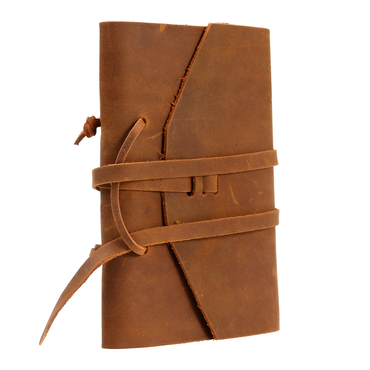 

Retro Journal Notebook Hand-tied Rope Binding Thick Paper Pages Writing Poetry Ideas Vintage Diary Book Old Style