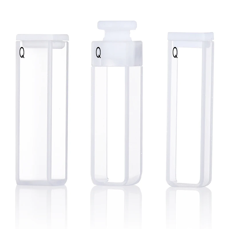 

Quartz Cuvette 10 mm Fluroscence Uv Quartz Cuvette for Laboratory Spectrophotometers Micro Quartz Cell