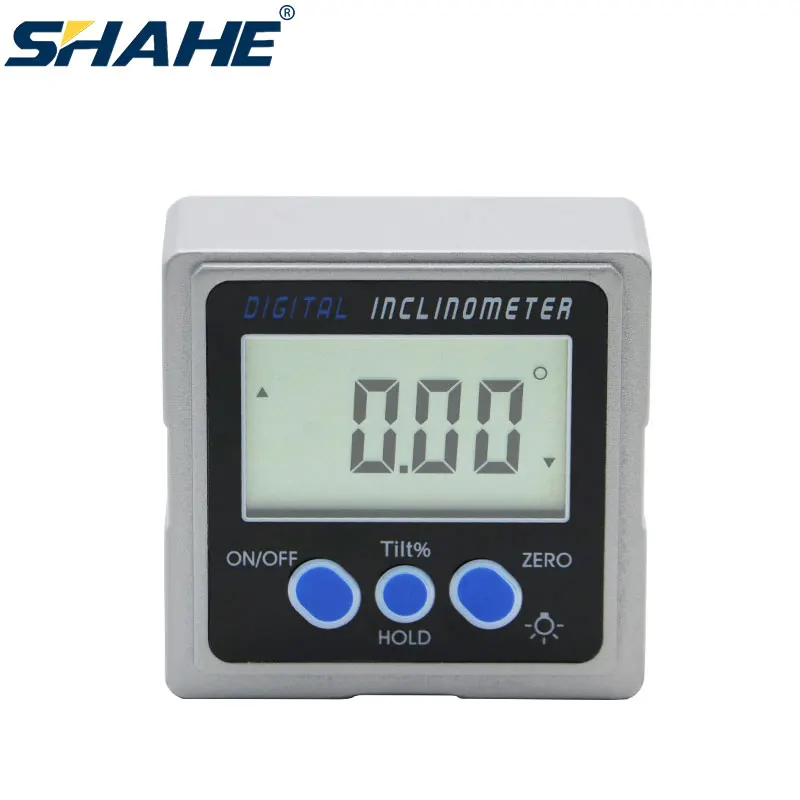 

SHAHE High Precision Digital Level Angle Finder Electronic Protractor With 3-sides Magnets Angle Measurement