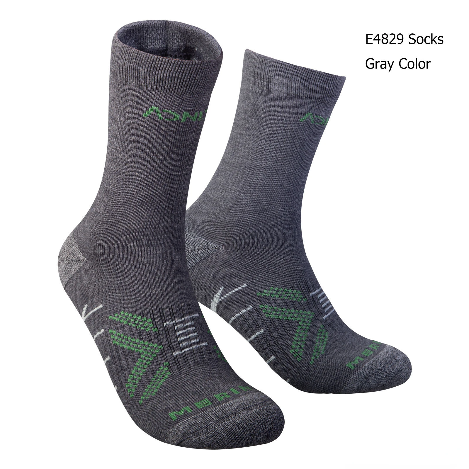 AONIJIE Winter Socks Men Women Sports Low Cut Sock Knee-High Thickened Wool Socks Warm for Running Climbing Hiking E4828 E4829