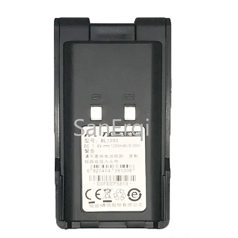 BL1203 li-on 7.4V 1250mAH Battery for Hytera HYT Radio TC-600 Walkie Talkie Battery