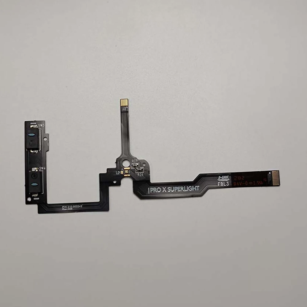 Kabel Fleksibel Papan Sirkuit Tombol Sakelar Mouse untuk Logitech G Pro X Suku Cadang Perbaikan Kabel Motherboard Tombol Samping Mouse Superlight
