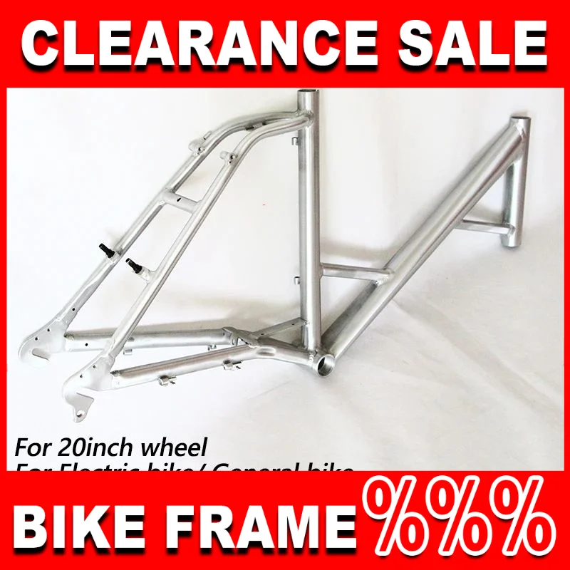 

Bicycle Frame 20 inch Kid Bike Aluminum speed quadro Outdoor Cycling Parts Ebike Frame for Women Men frameset framework rim 20