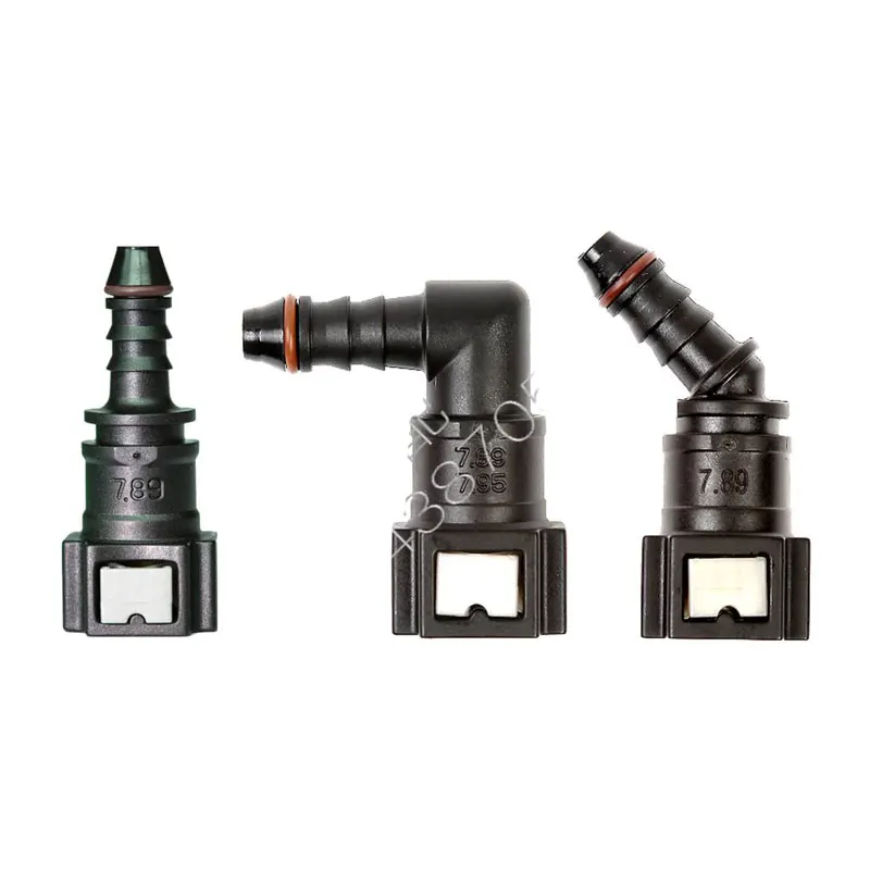 7.89 ID6 Automobile Fuel Pipe  Oil Pump Quick Connector Gasoline Diesel Methanol Ethanol Female Male Quick Plug Connector 1pc