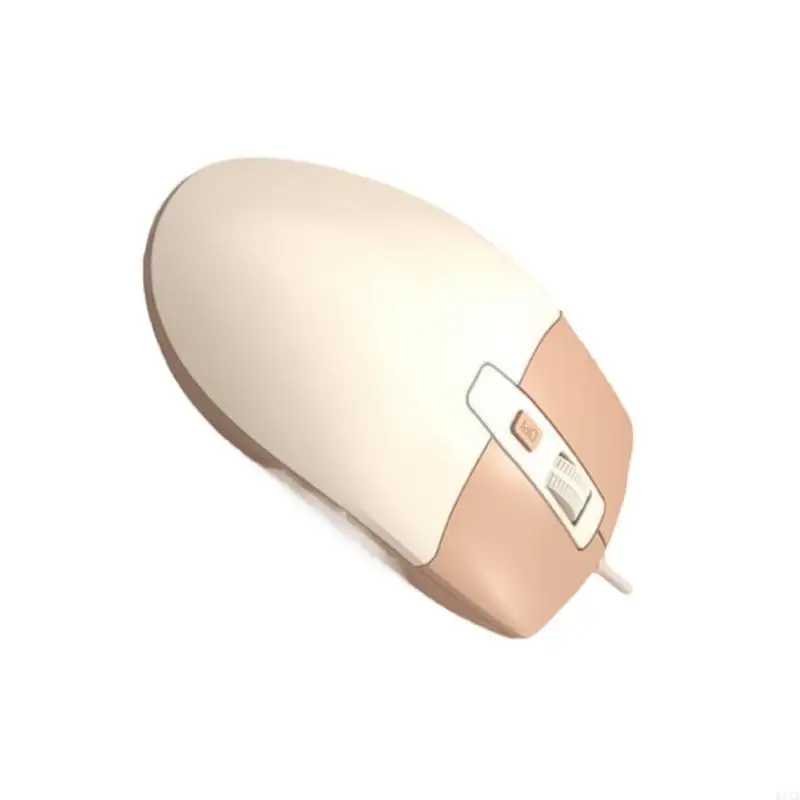 K1AA Sleekly Design Wire Mouse with Long Cable for Easy Setups Opticals Mouse