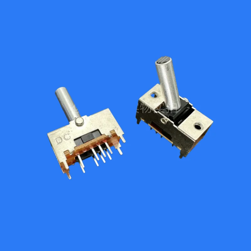 10pcs/imported DC toggle switch rocker button in-line 8-foot 3-speed power sliding switch button shake rocker DC