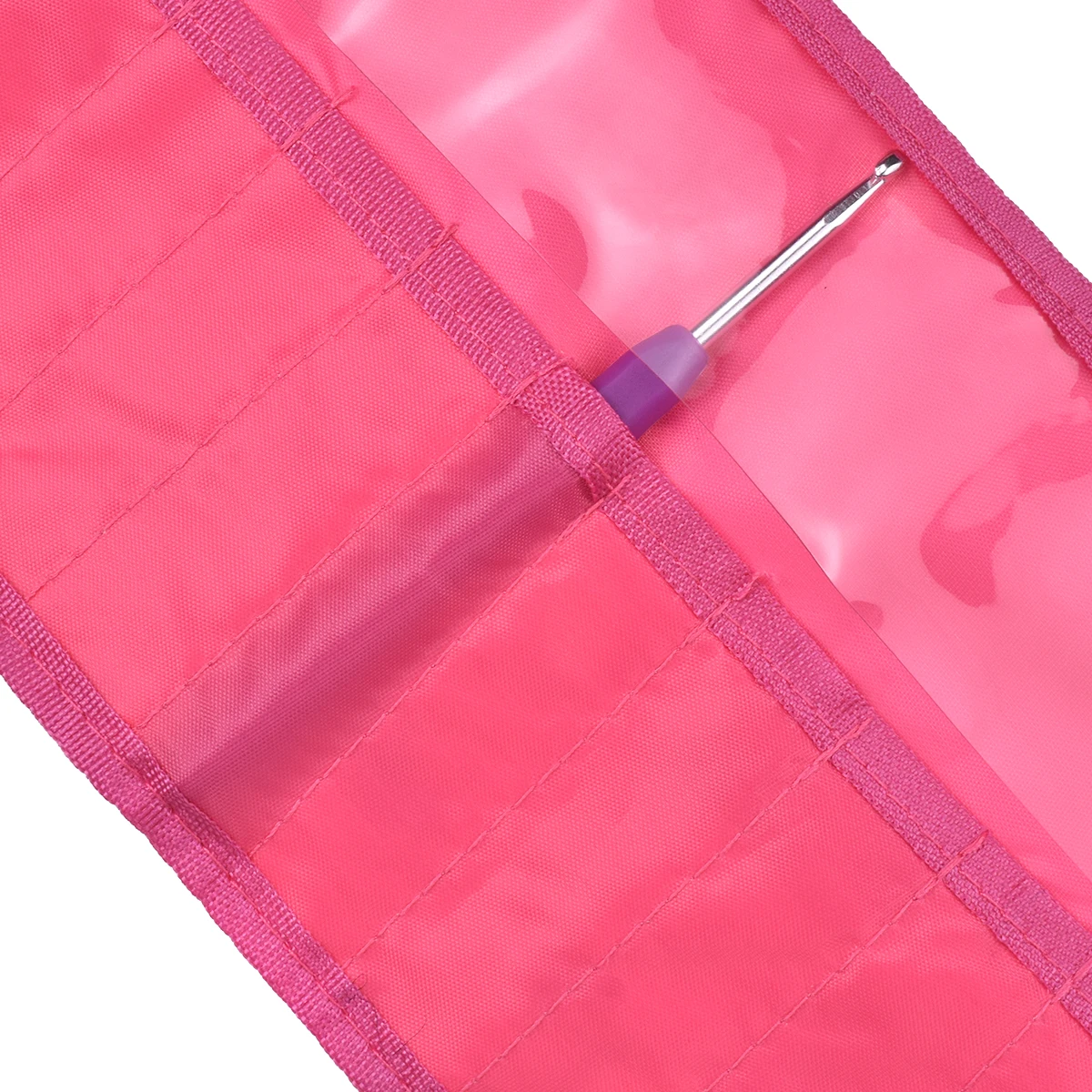 Portable Sweater Needle Storage Bag Hook Creel Fabric Craft Knitting Needle Bag Knitting Tools Sewing Accessories Storage Bag