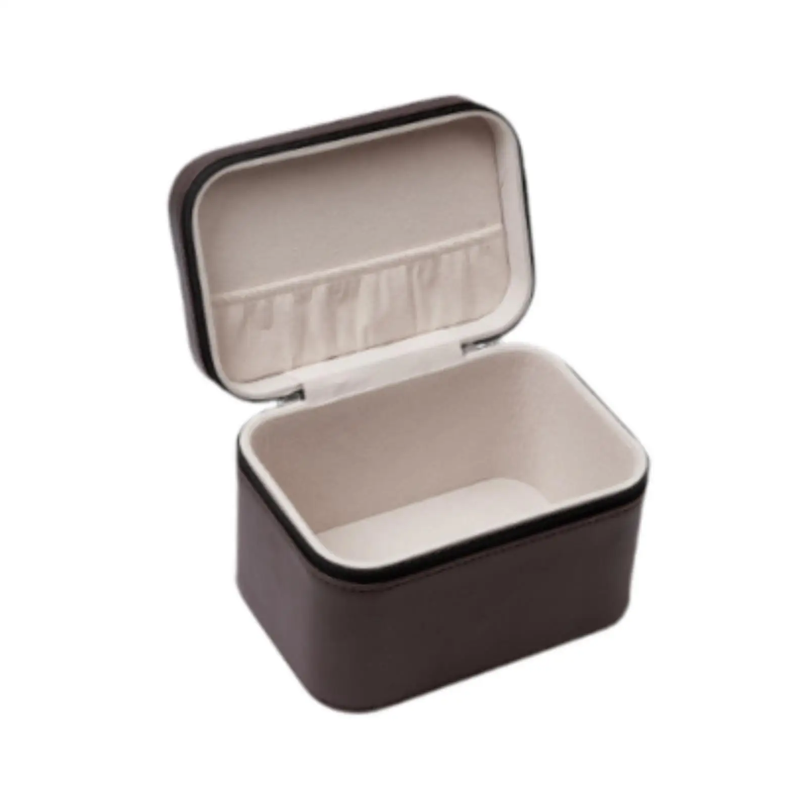 

Jewelry Storage Box with Soft PU Lining And Zipper – Ideal As A Travel Jewelry Box for Markets And Fairs.