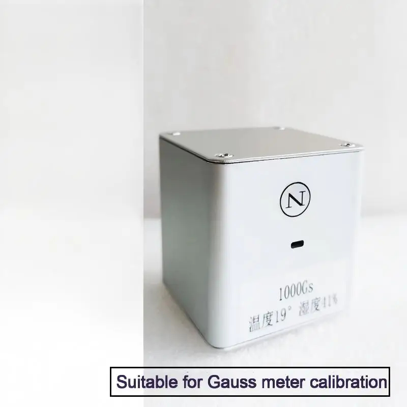 Calibrated Gauss Tesla Meter Reference Magnetic Field Standard Block for Contrast Correction Customizable