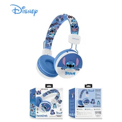 Disney Mickey Stitch Fones de ouvido sem fio Bluetooth Surround Som Estéreo, Fones de ouvido dobráveis, Notebook, Novo