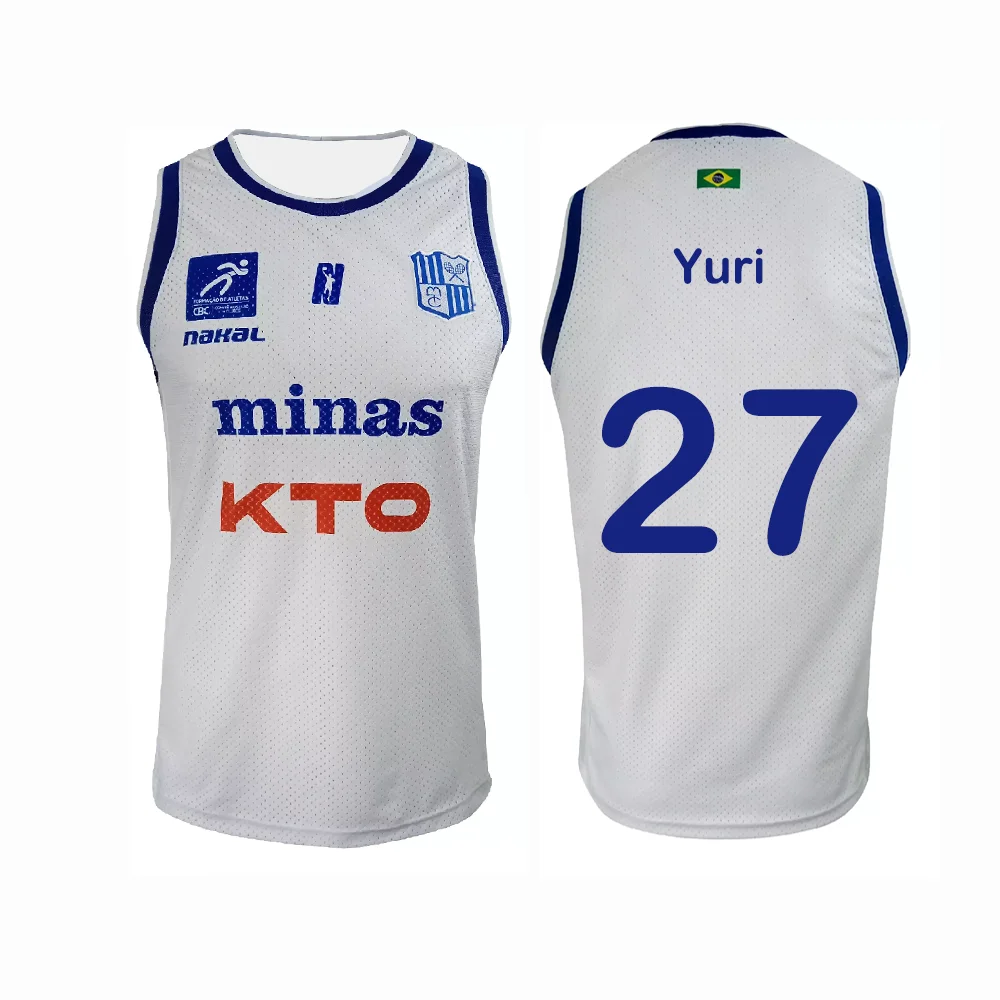 2024 Brazil Basketball Minas Basketball Jersey Scott Machado Men/Boy  Basketball Sports Jersey Brazil Fans Special Jersey Kit