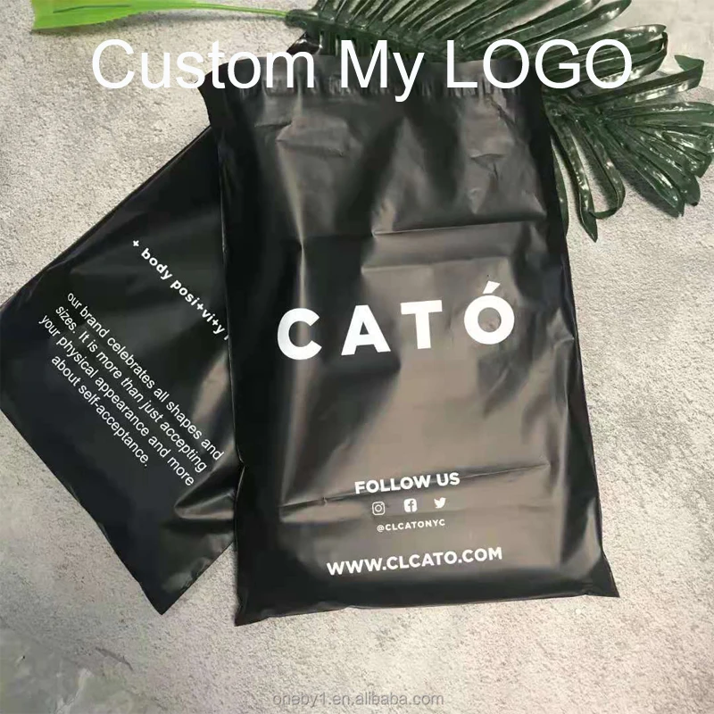 Custom Logo Biodegradable Compostable Postage Satchels Plastic Envelopes Shipping Courier Poly Mailer Mailing Bags For Clothing