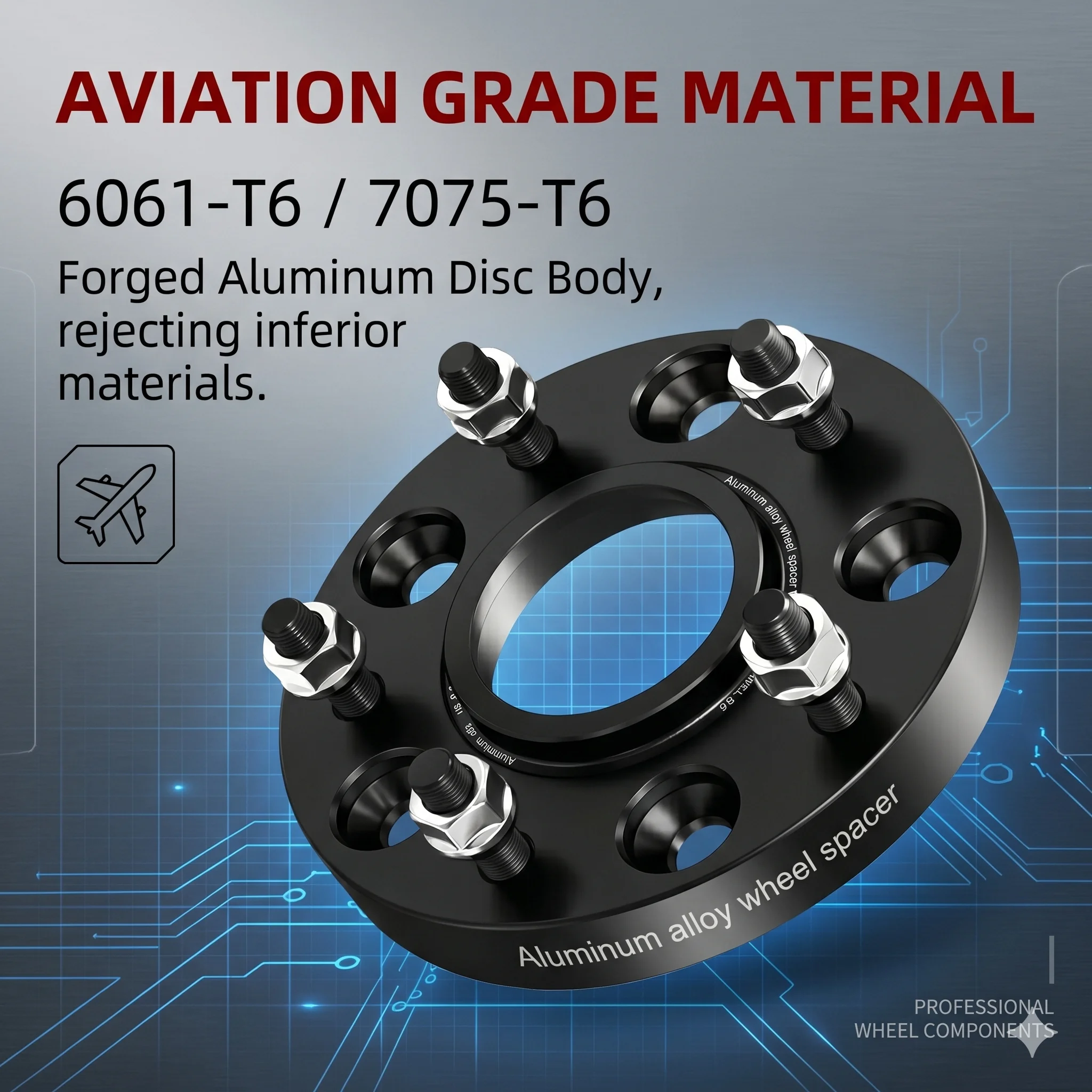 Teeze 2/4pcs 6x132 CB74.5mm M14x1.5 Hub Centric Black Forged wheel spacer For 2006-2016 GMC Acadia GMT968 Flange Plate Customize