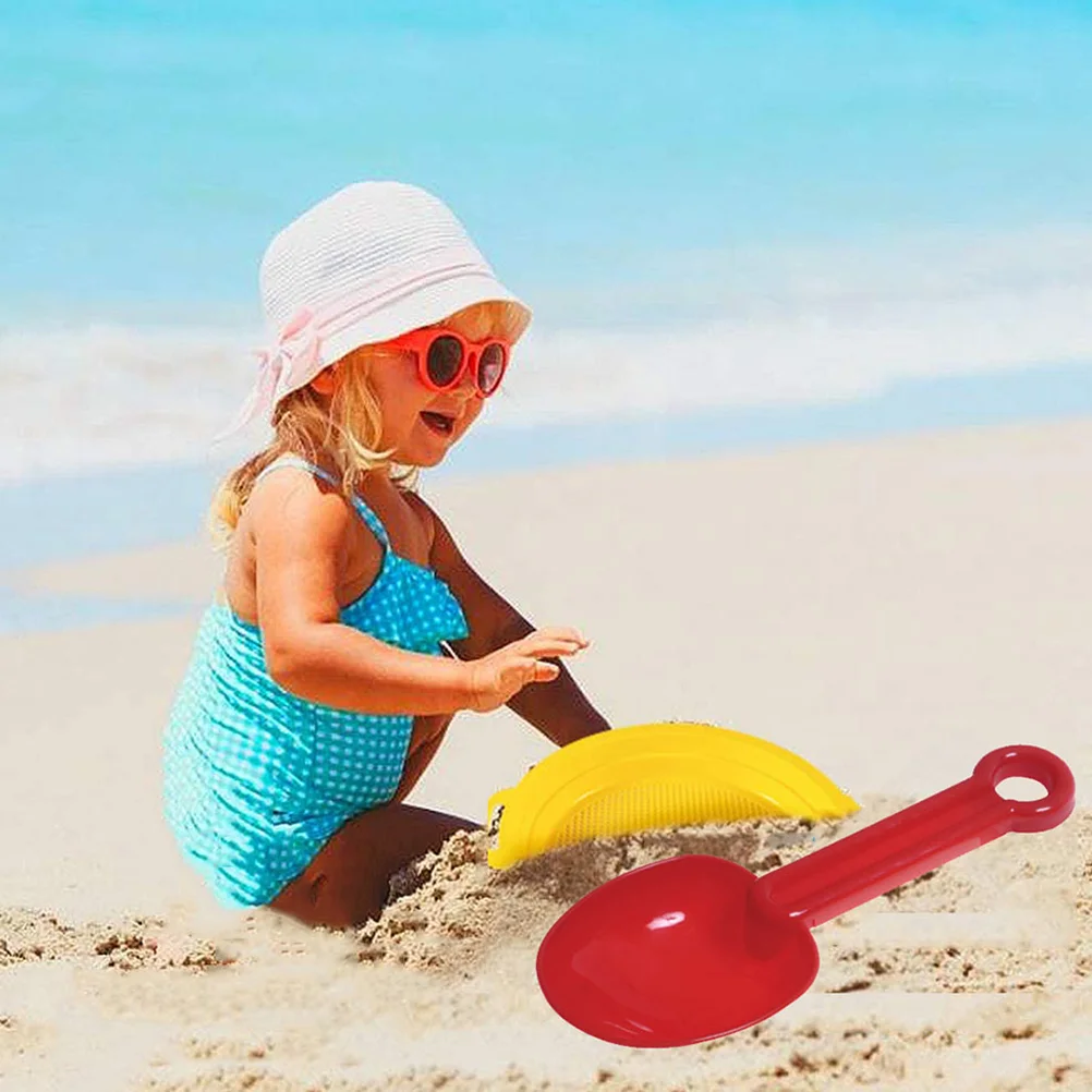 8 Pcs Sand Toy Beach Toys for Toddlers Age 3-5 Shovels Kids Child Outdoor