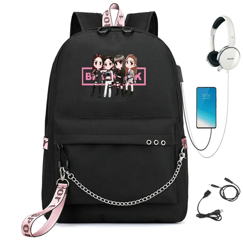 

Usb School Bags For Girls Casual Backpack Teenagers Children Bookbags Large Capacity Middle High College Teen Schoolbag