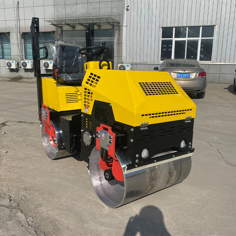 Small Road Roller Walk Behind Vibratory Plate Compactor For Garden Landscape Sidewalk Repair Pipeline Trench Backfill Customized