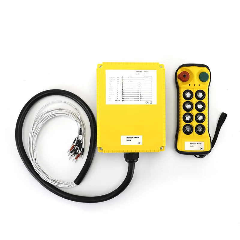 Imagem -03 - Chave de Controle Remoto Rádio Industrial Controle Remoto Guindaste Interruptor Pressão Reconjunto Rádio Controle Remoto Guindaste 8