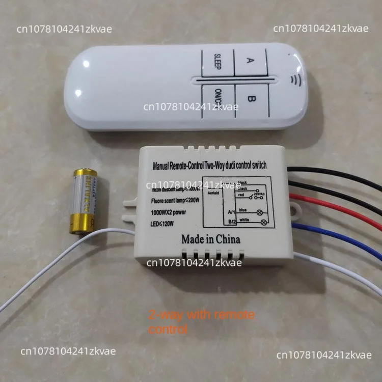 Interruptor De Controle Remoto Sem Fio, Sectionalizer Inteligente, Lâmpada De Cristal, Teto Controlador Da Lâmpada, 220V, 1.2.3.4