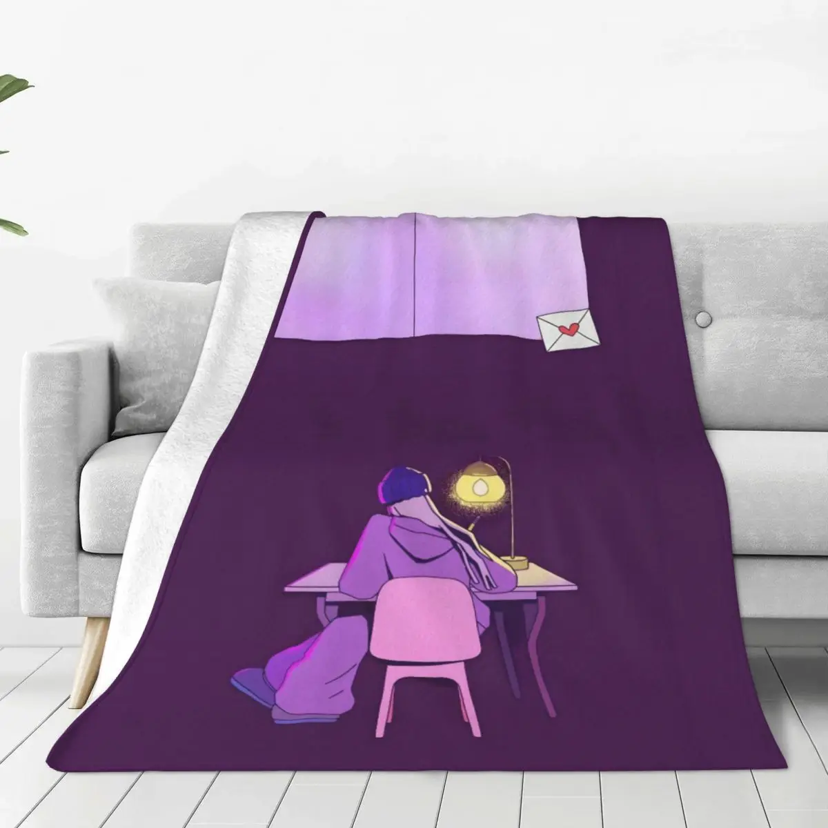 Custom Singer Y-young Miko Blanket Warm Fleece Soft Flannel Throw Blankets for Bedroom Couch Home Spring