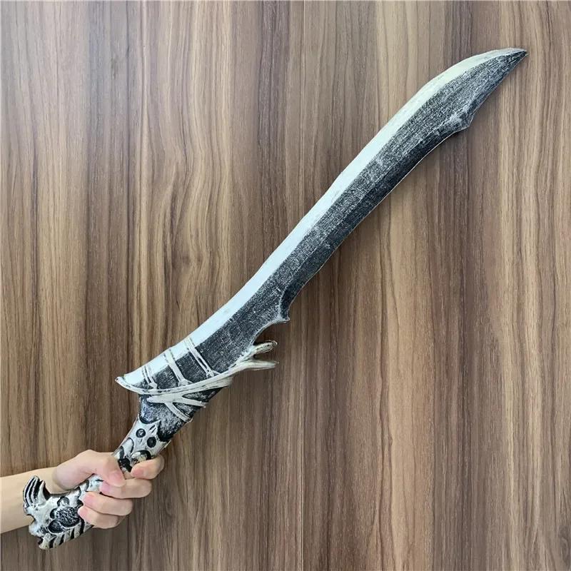 

PU Rubber Silver Machete Prop Weapon 69cm