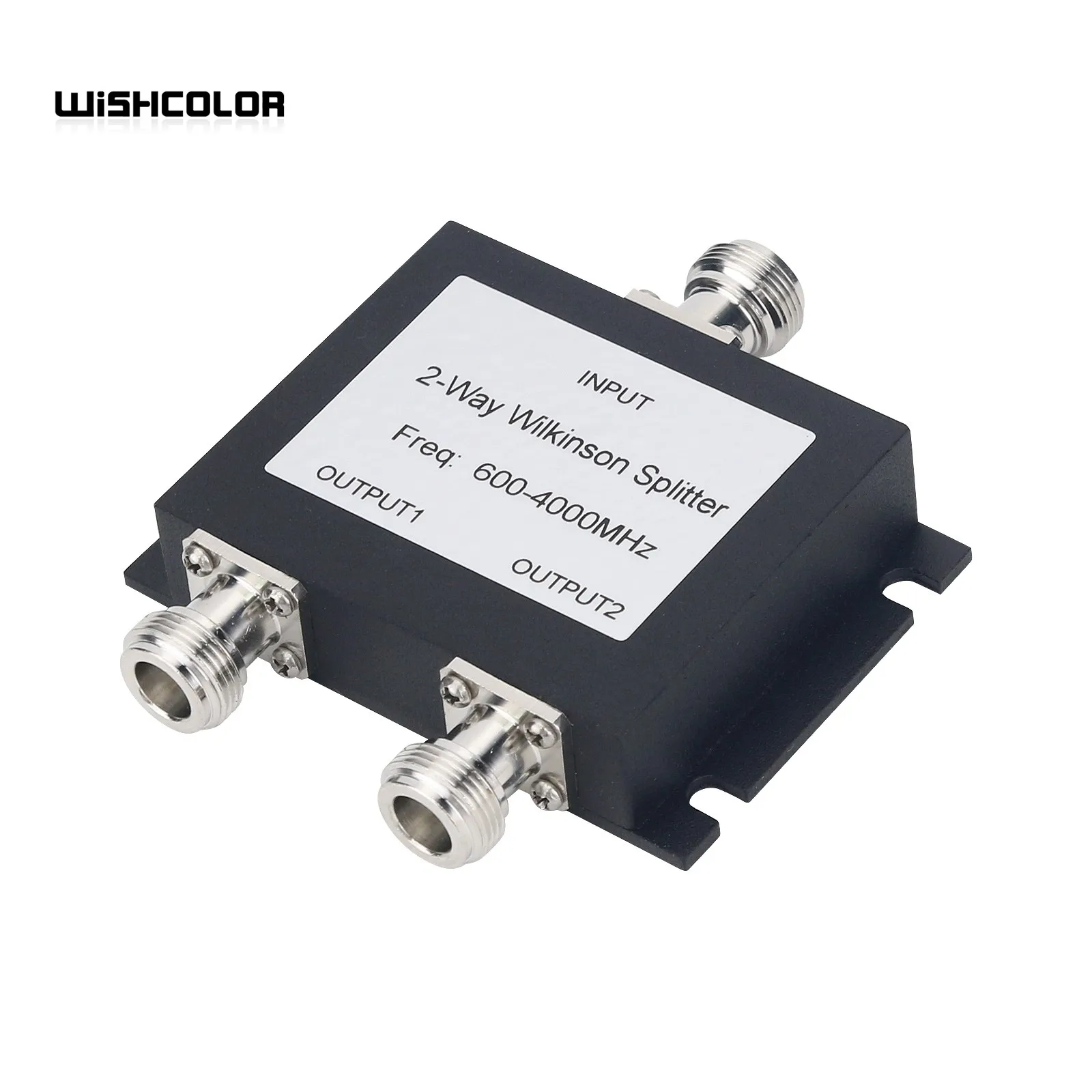Wishcolor 600-4000MHz 2-Way Microstrip Power Divider RF Power Splitter with N-Female Connectors Applied to 5G