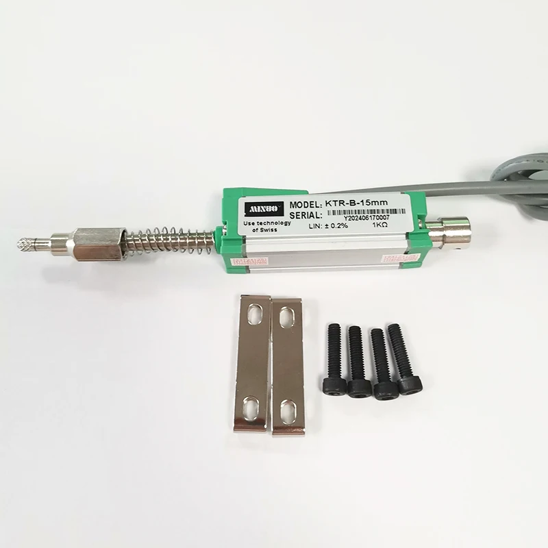 KTR-B-25mm Ball-bearing Gauge Head Linear Position Sensors Self Restoring Pull Rod Linear Resistive Transducer Feeding Sensor