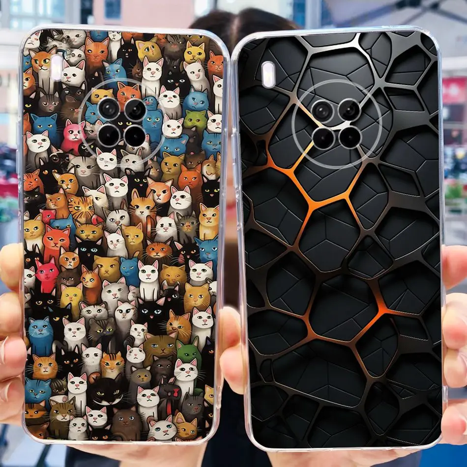 For Huawei Y9a Case Huawei Nova Y9a FRL-L22 FRL-L23 NovaY9a Y 9A Fashion Cool Pattern Soft Silicone TPU Phone Cases