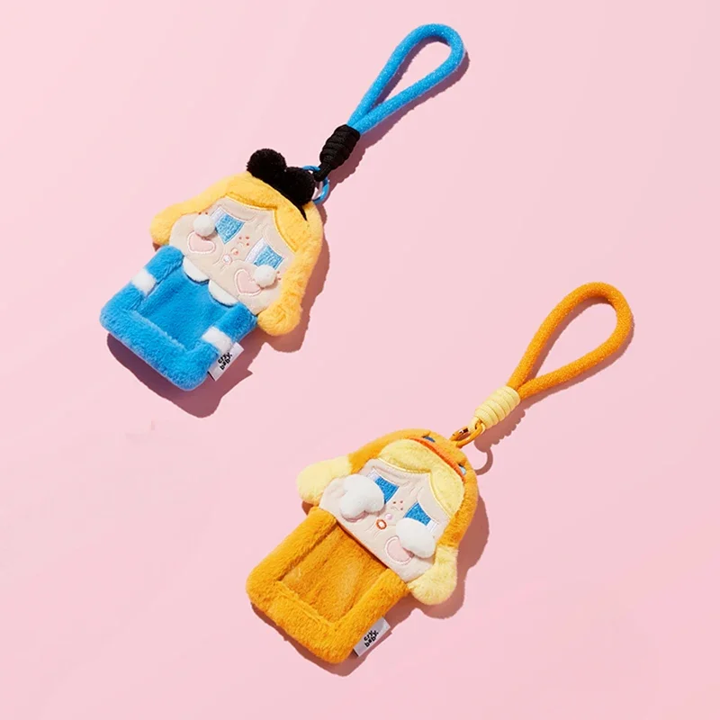 Pop Mart Crybaby Crying Again Series Plush Card Holder Original Toys Cute Anime Figure Desktop Ornaments Collection Gift