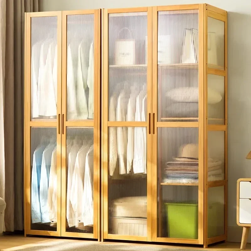 Modern Modern Wardrobe Home Bedroom Modern Simple Rental House Small Unit Solid Wood Storage Children's Simple Cabinet - Aliexpress Deal