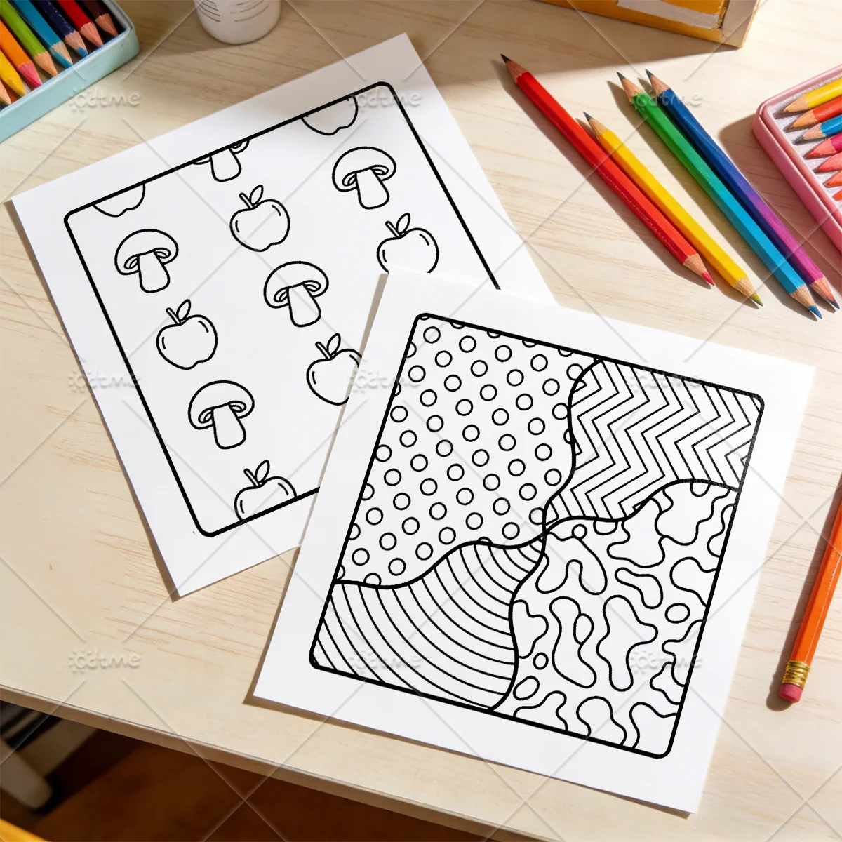 Livro de Colorir para Adultos  - Food Y Snacks Coloring Book avaliação e preço
