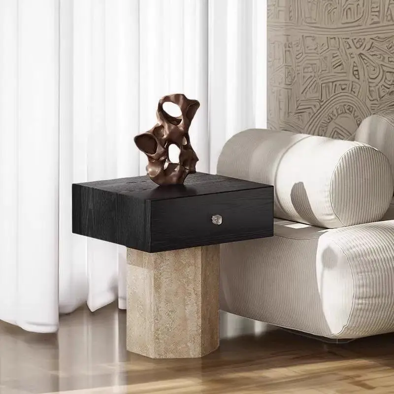 

Дизайнерские столешницы из массива дерева и фанеры с основанием из натурального известняка