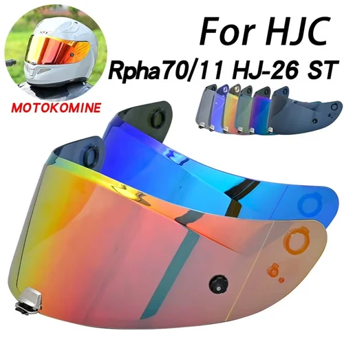 Lente De visera De Casco para HJC RPHA 11 y RPHA 70 HJ-26 Casco Moto parabrisas HJ-26ST Capacete De Moto escudo accesorios De motocicleta