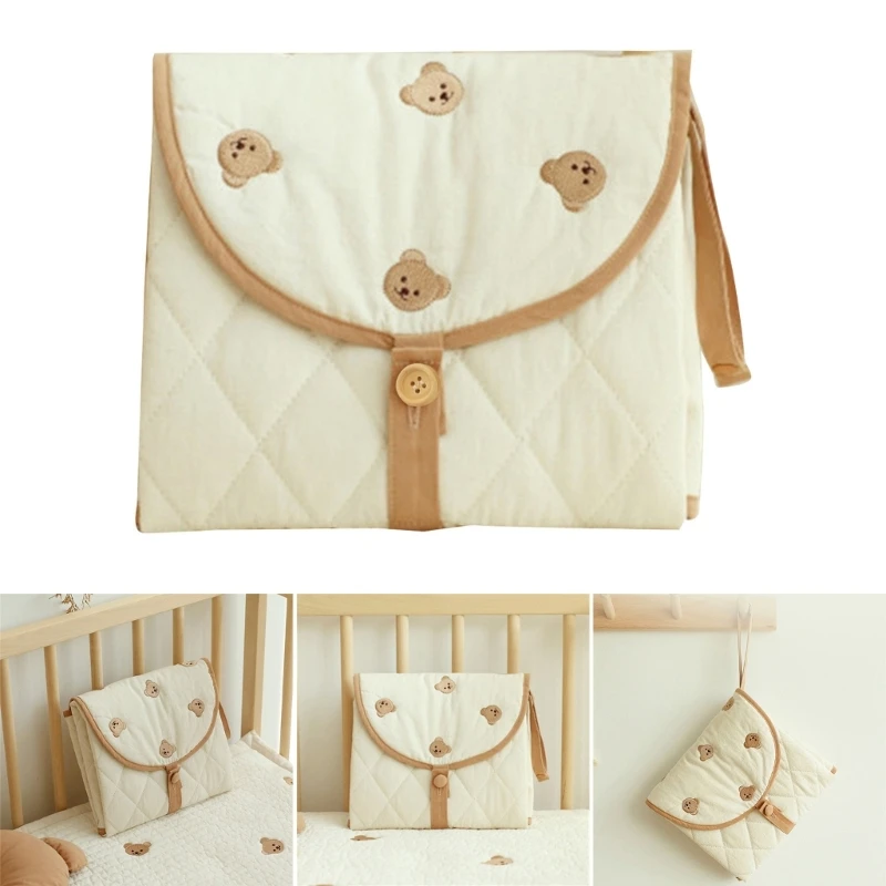 

Convenient Travel Changing Pad Foldable Waterproof Baby Diaper Mat Multifunctional Diaper Changer Cushion Mattress