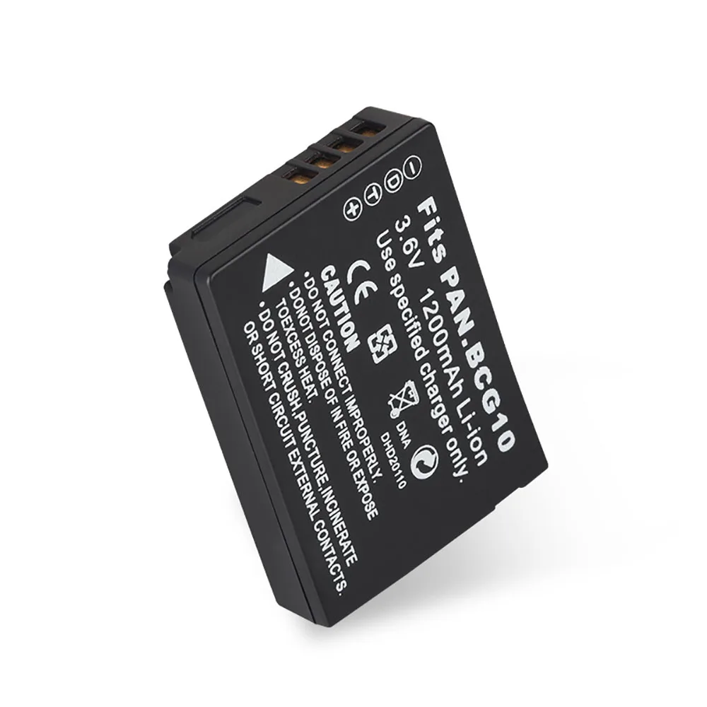 Новинка 2022, 3,6 В, 1200 мАч, литиевый аккумулятор для цифровой камеры, набор литий-ионных батарей для Panasonic, DMW-BCG10E ZR3
