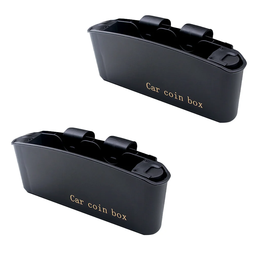 2개입 도어 수납함 시트 틈새 채우기 동전 홀더 정리함 자동차 내부 액세서리 장식 자동차 장식 용품