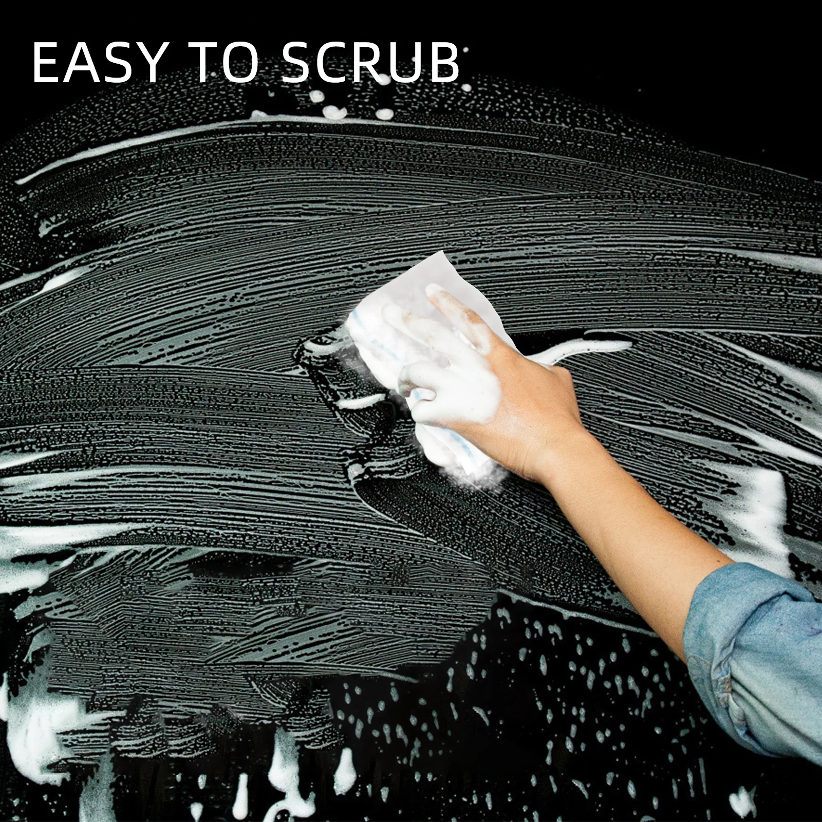 

10pcs High Squeeze Water Absorbing Kitchen Cleaning Supplies Scouring Pads Dish Bowls