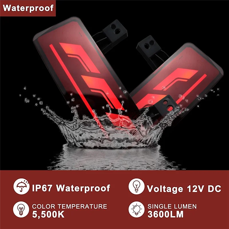 المصد الخلفي عاكس الضوء لهوندا CRV CR-V 2020-2022 أضواء إشارة الانعطاف الخلفي-بوم #4