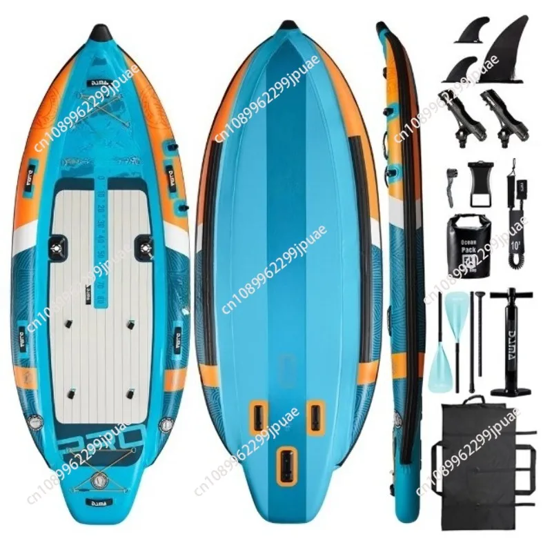 Tabla de Paddle Surf Inflable, Bote de Pesca, Tabla de Paddle Eléctrica, Tabla de Paddle Surf para Adultos