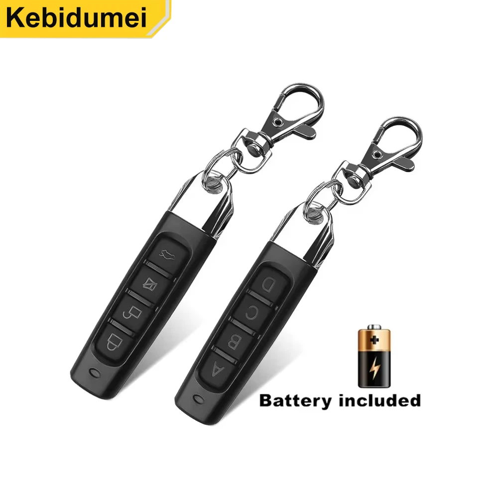 433MHz Copy Remote Control RF 4 Channe Transmitter KeyChain Garage Door Electric Gate Opener Duplicator Cloning Code Controller
