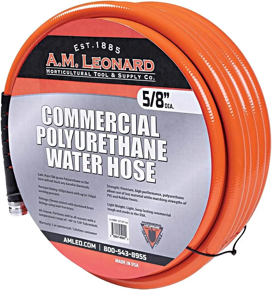 

5/8in Polyurethane Hose, 50ft Length