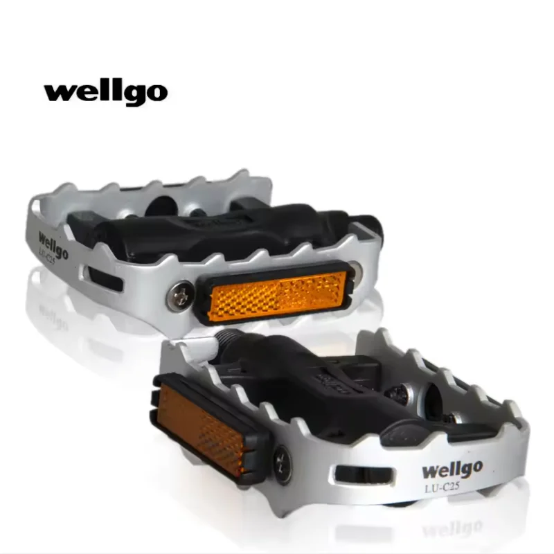 

Ultralight Wellgo LU-C25 Road Bicycle Hight Quality Aluminum MTB Bike Pedals Bicycle Pedal Accessories