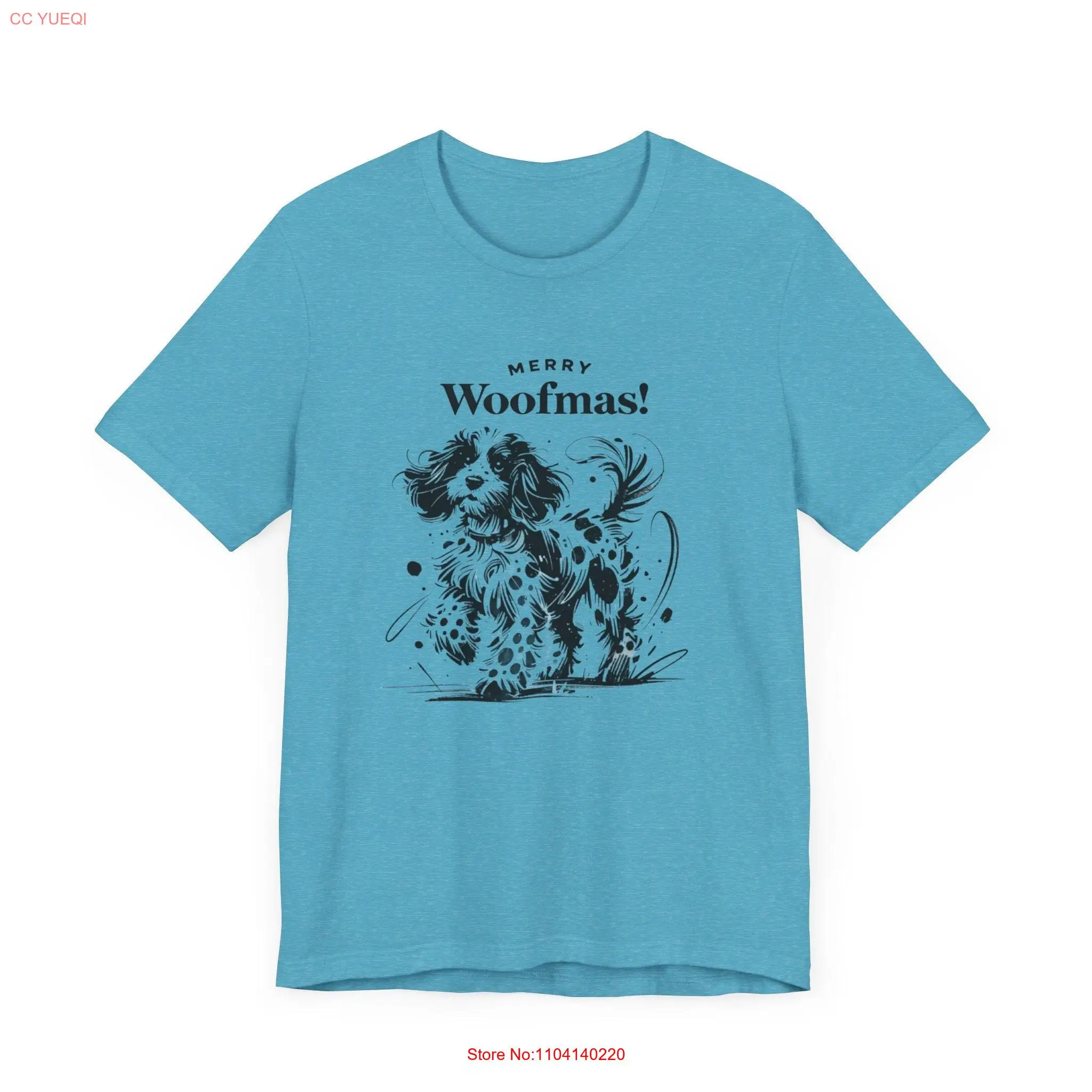

Merry Woofmas Cockapoo Holiday T Shirt for Dog Lovers Festive Lover Poodle Mix Enthusiasts Perfect Christmas