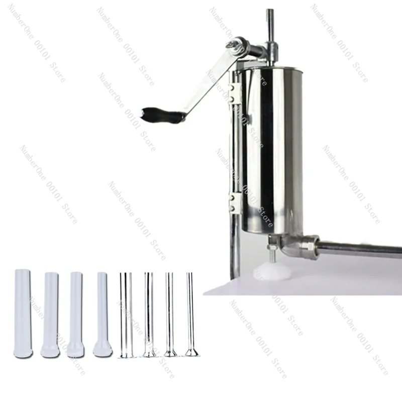 Stainless Steel Vertical Sausage Stuffer Manual sausage making machine 4L Commercial Sausage filler 1PC