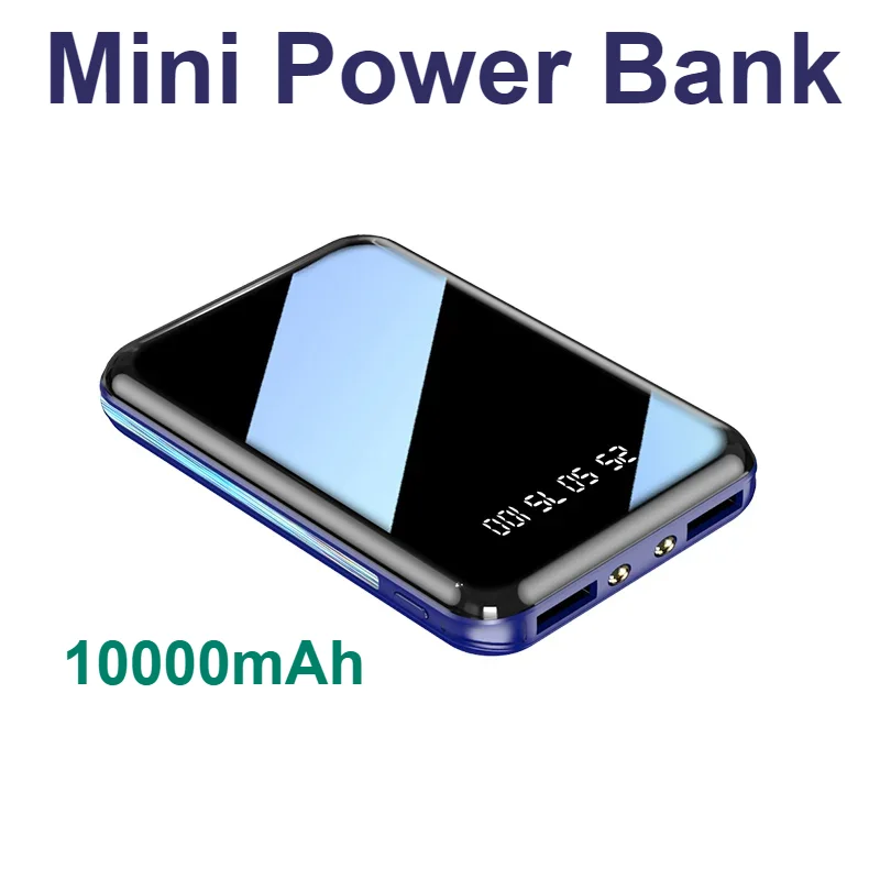 

Portable Charger Ultra-Compact Battery Pack Fast Charging Large Capacity Powerbank Mini Power Bank 10000mAh for iPhone Android