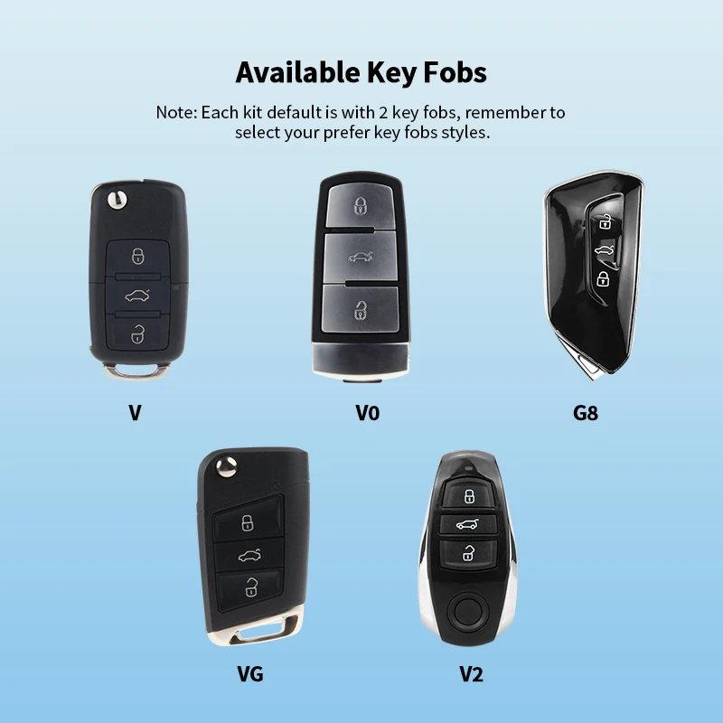 EASYGUARD CAN BUS Plug & Play fit for VW Octavia Toureg Sagitar MAGOTAN PKE car alarm system remote starter push button start